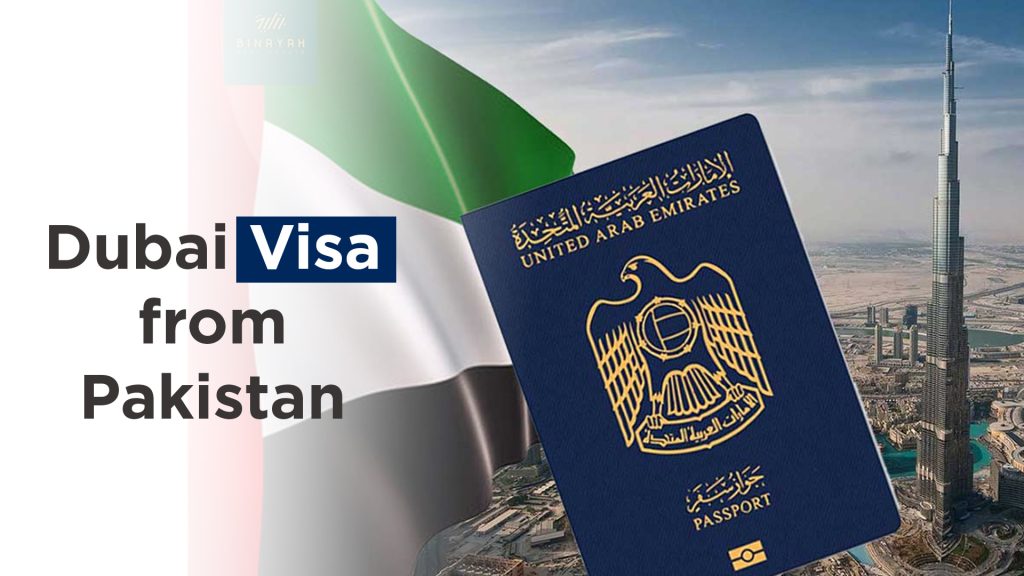 Dubai visa from Pakistan