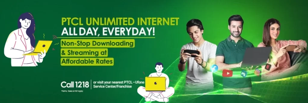 ptcl unlimited internet
